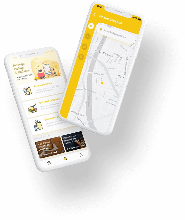 Logistic app with a feature of Peer to peer courier delivery