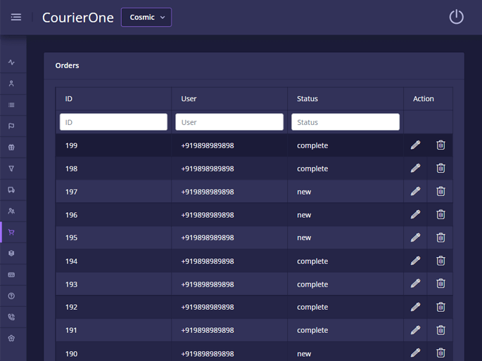 Delivoo admin App Growmoon