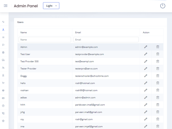 Delivoo admin App Growmoon