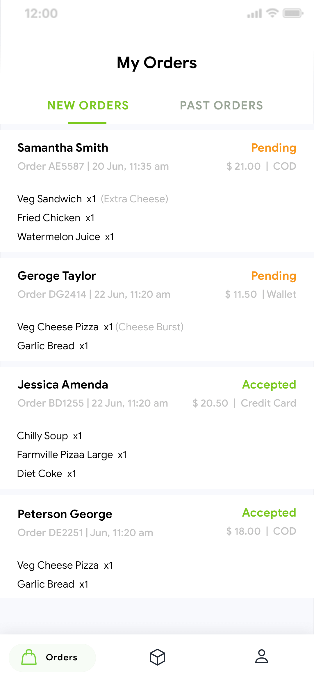 Delivoo Vendor App Growmoon