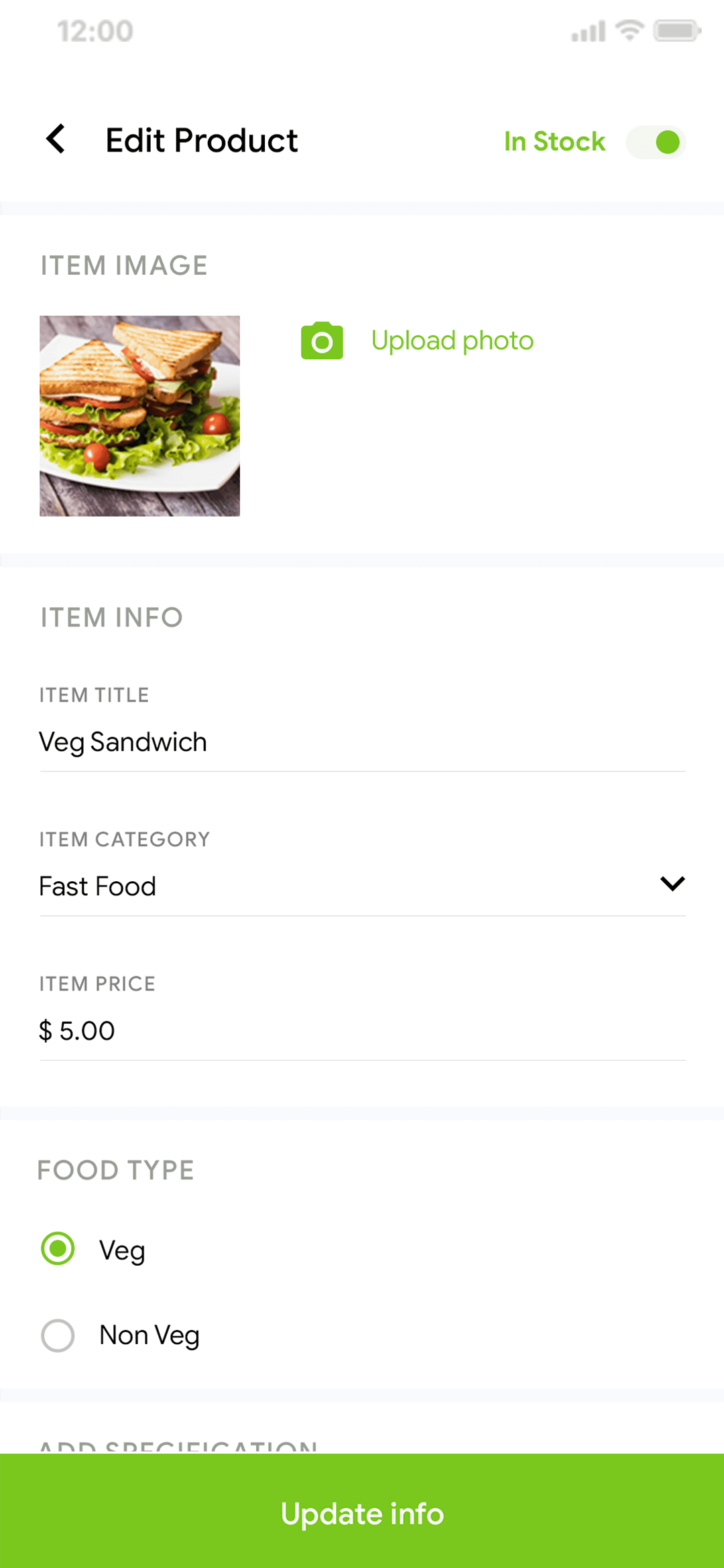Delivoo Vendor App Growmoon