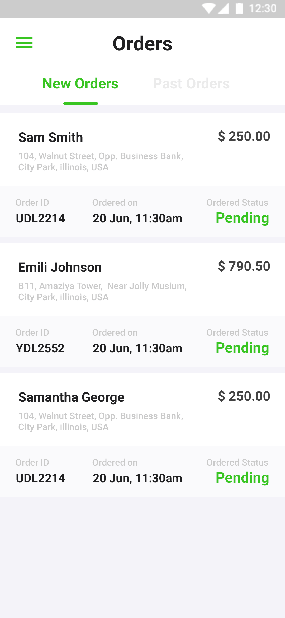 Delivoo Vendor App Growmoon