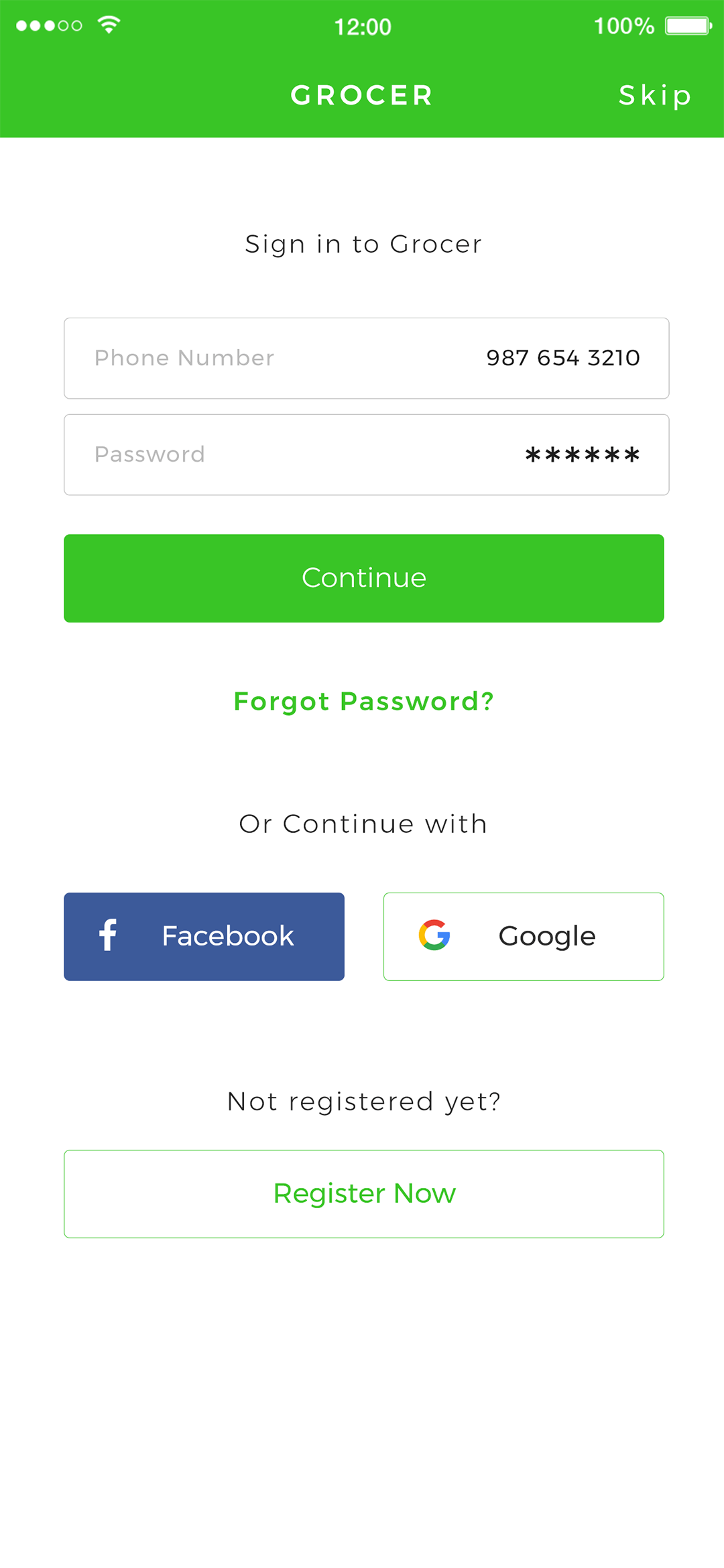 Delivoo User App Growmoon