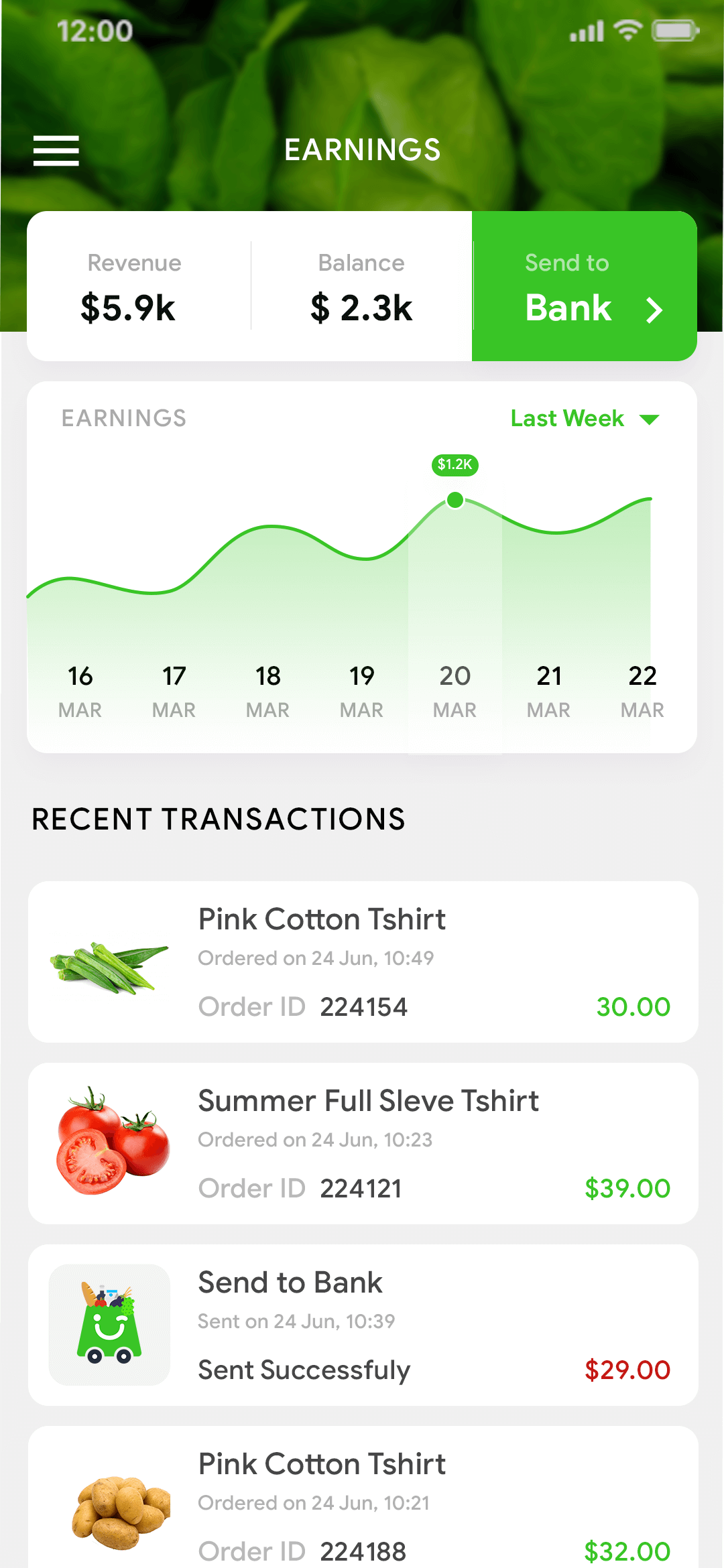 Delivoo Vendor App Growmoon