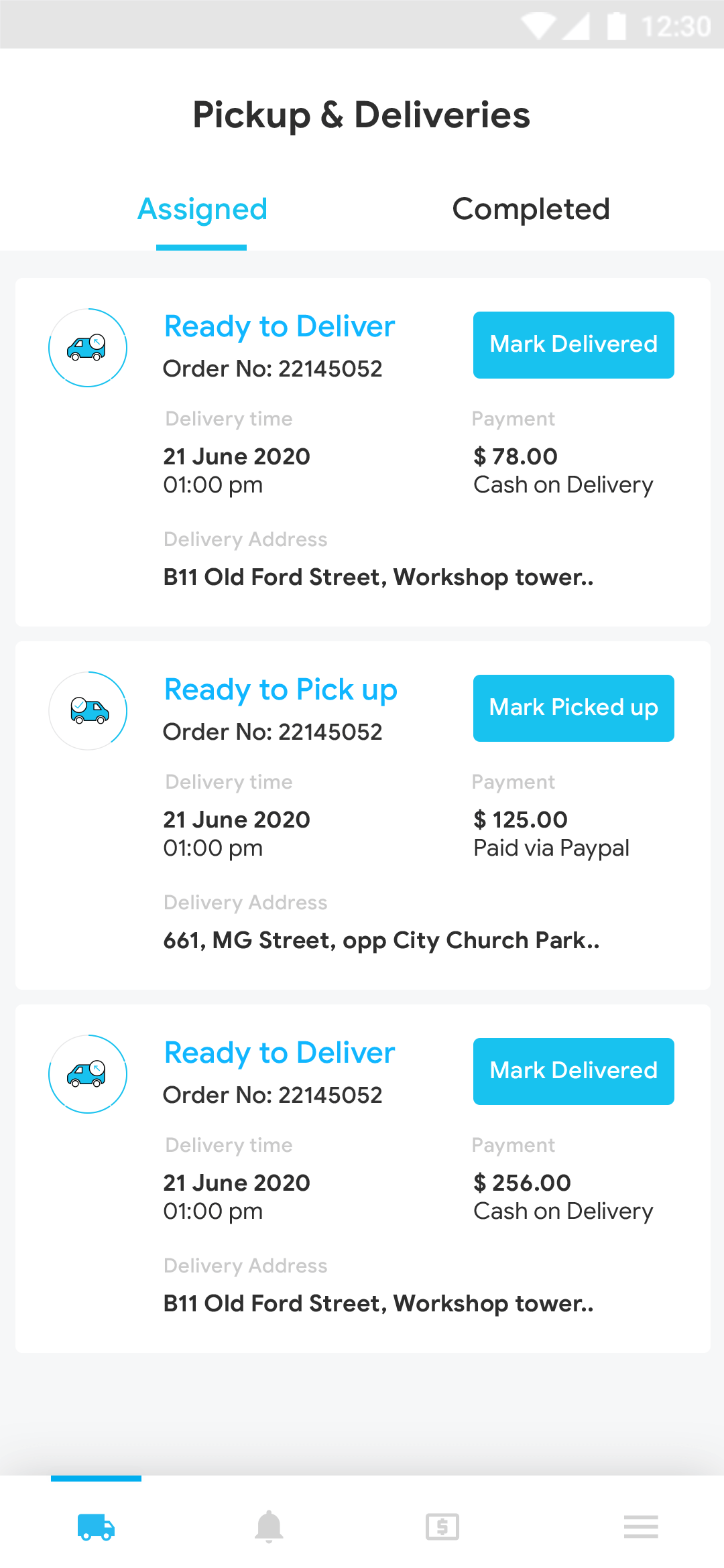 Delivoo deliver App Growmoon