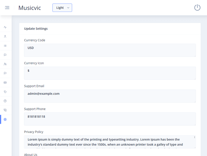 Delivoo admin App Growmoon