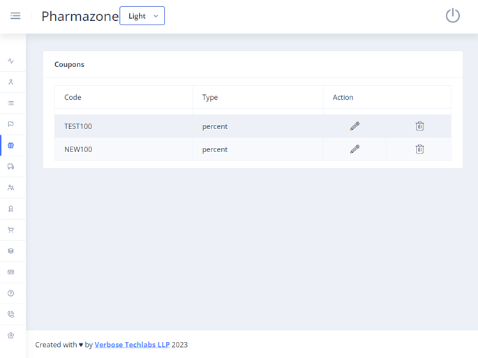 Delivoo admin App Growmoon