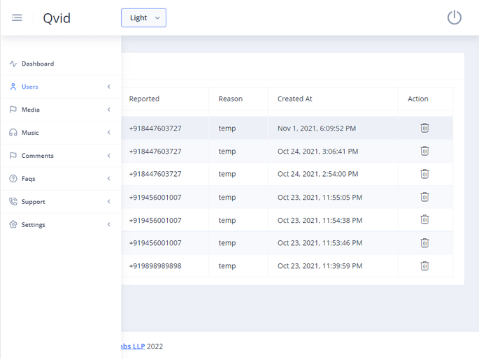 Delivoo admin App Growmoon