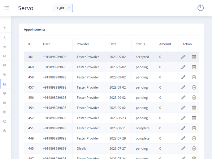 Delivoo admin App Growmoon