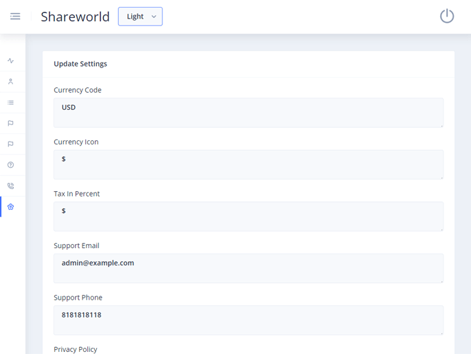 Delivoo admin App Growmoon