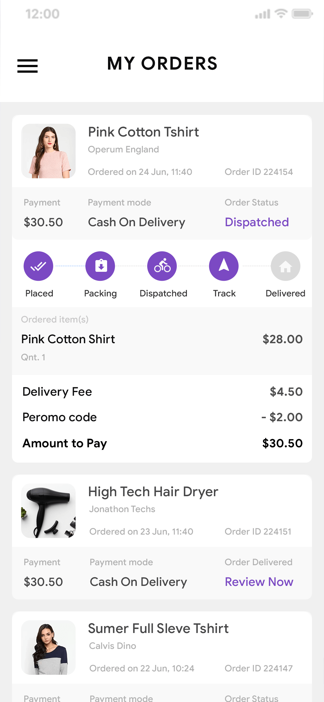 Delivoo User App Growmoon